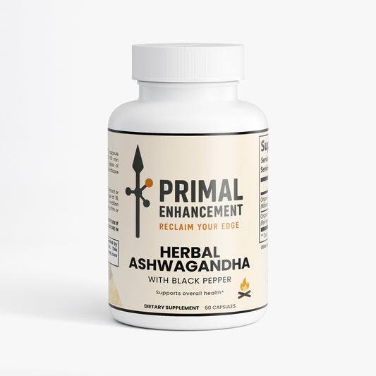 Testosterone Stack - Primal Vitality, Herbal Ashwagandha, and Irish Sea Moss