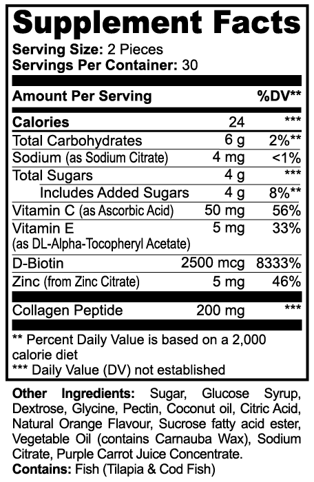 Skin Glow Collagen Gummies (Adult)