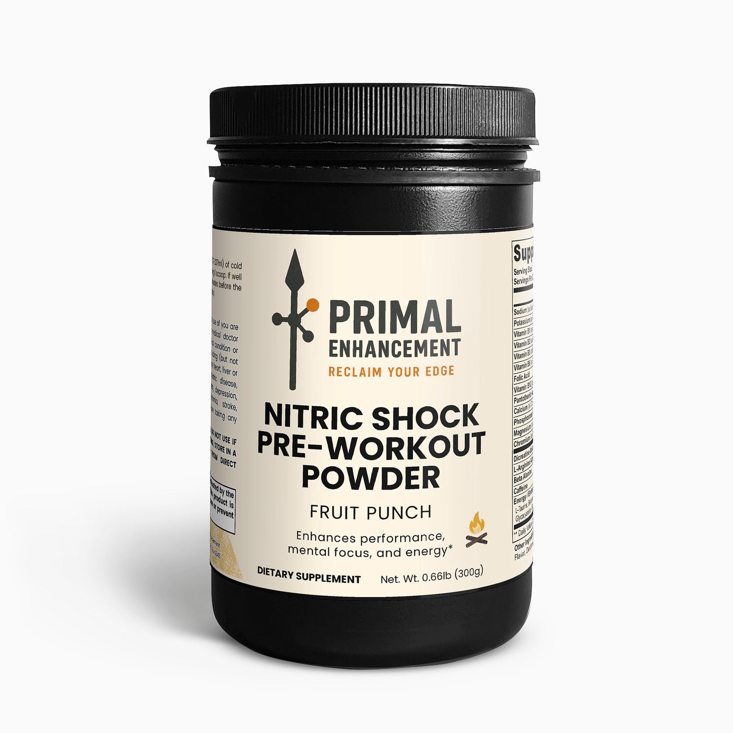 Nitric Shock Pre-Workout Powder (Fruit Punch)